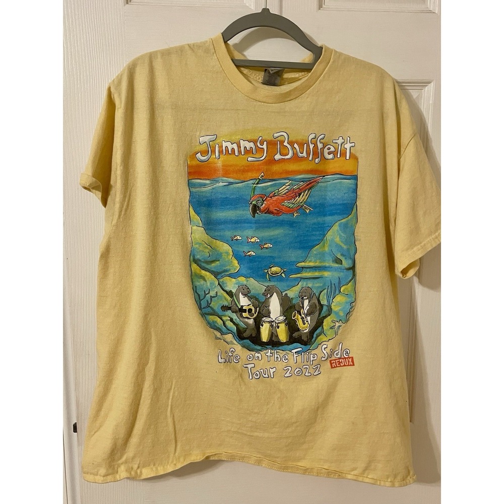 Jimmy Buffet Life On The Flip Side 2021-2022 Tour Gildan XL
